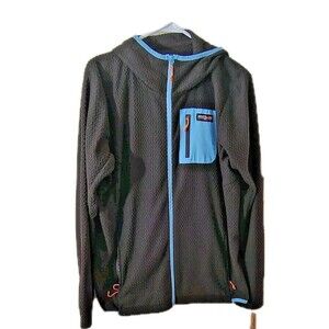 Hot Chocolate Run Jacket Women Brown Fleece Hoodie Zip Up Ventures Endurance XL